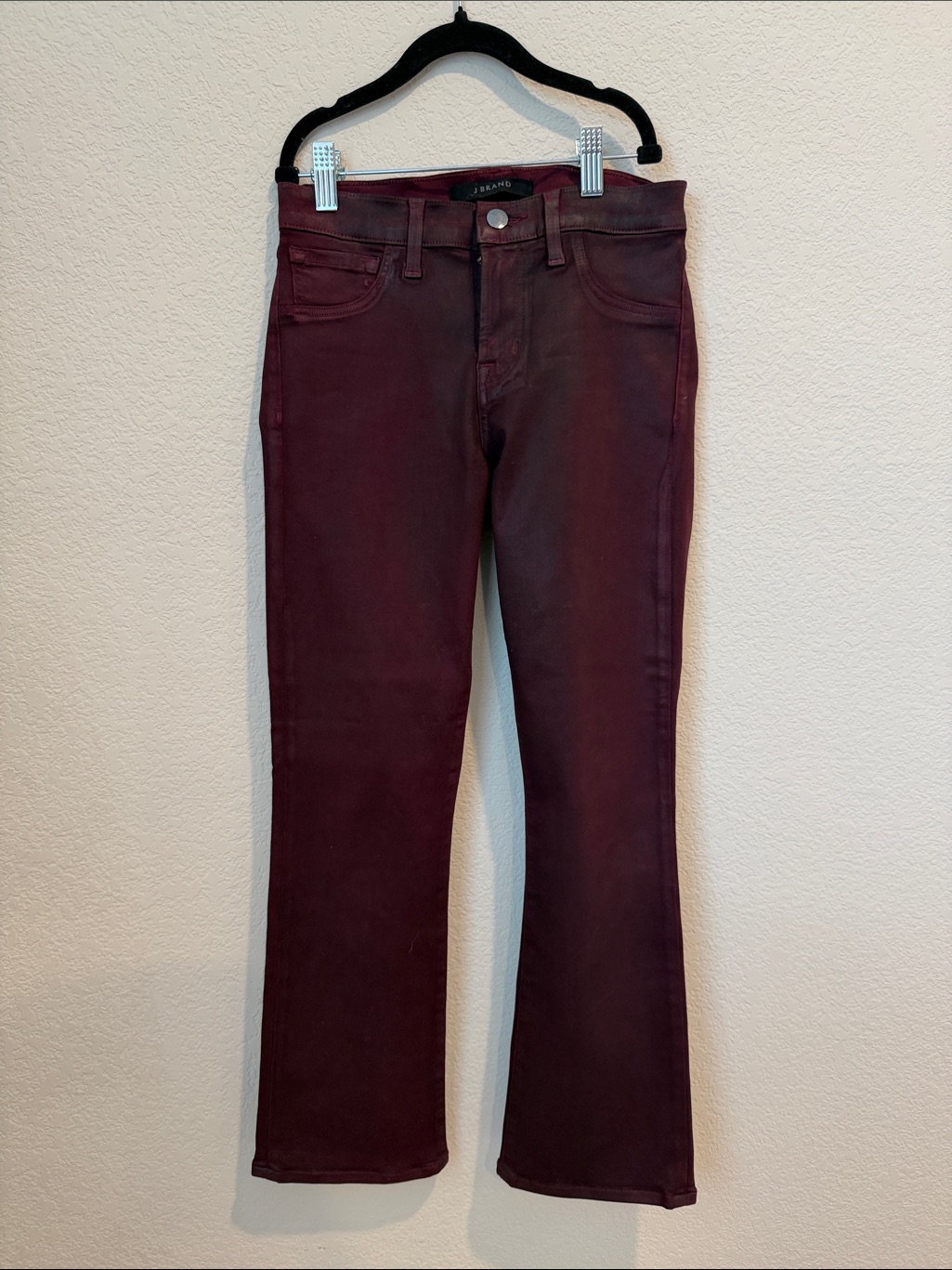 J Brand Wine Stretch Flare Jeans